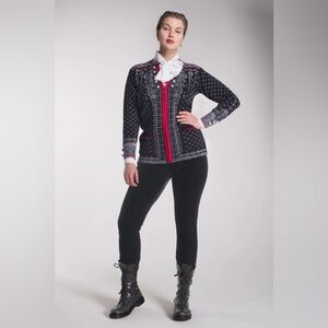 Norlender Women's Sonja Cardigan Nordic style 100% Norwegian wool